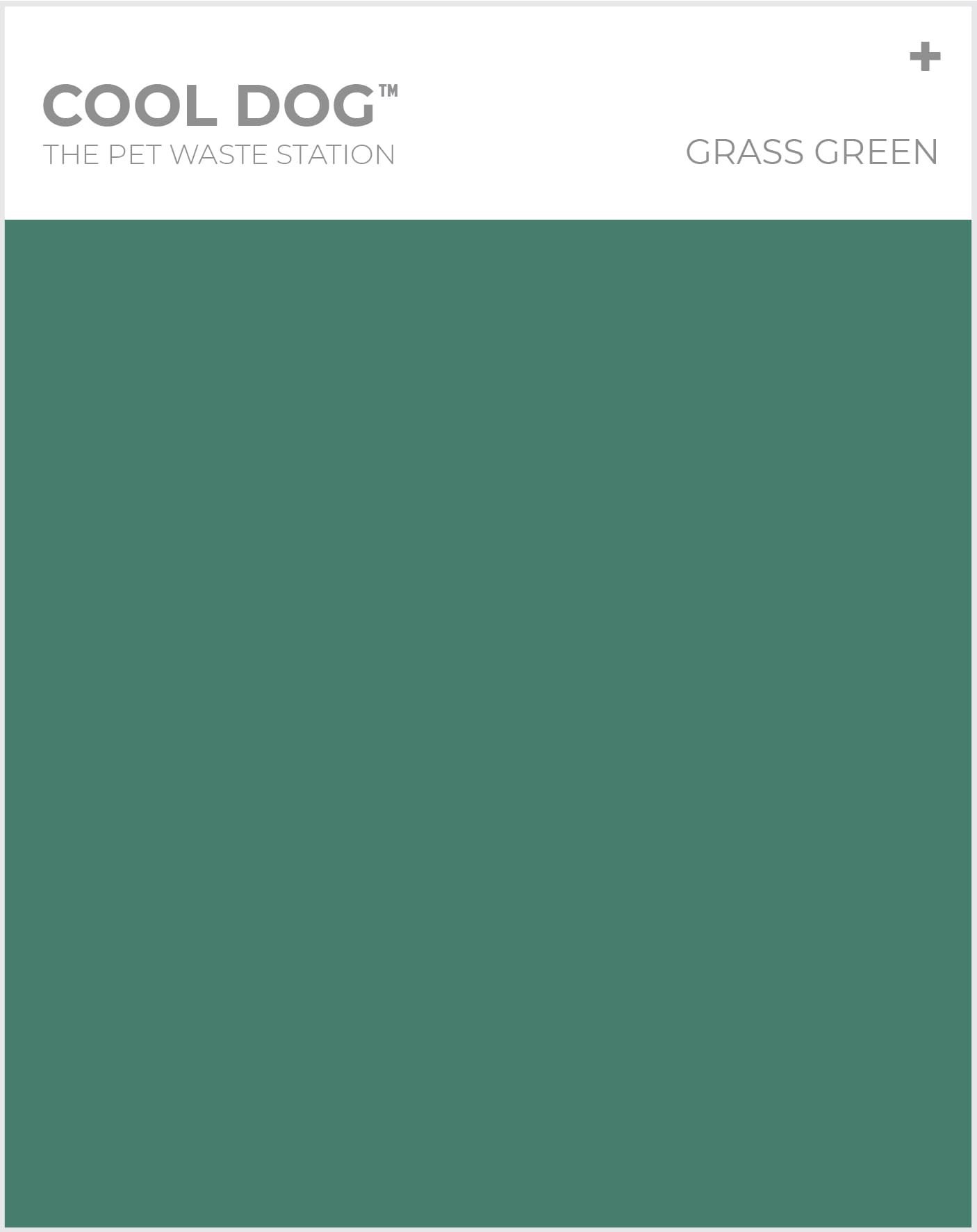 The Pet Waste Station - Grass Green