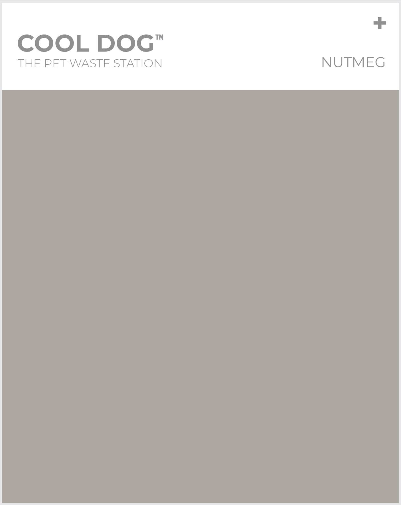 The Pet Waste Station - Nutmeg