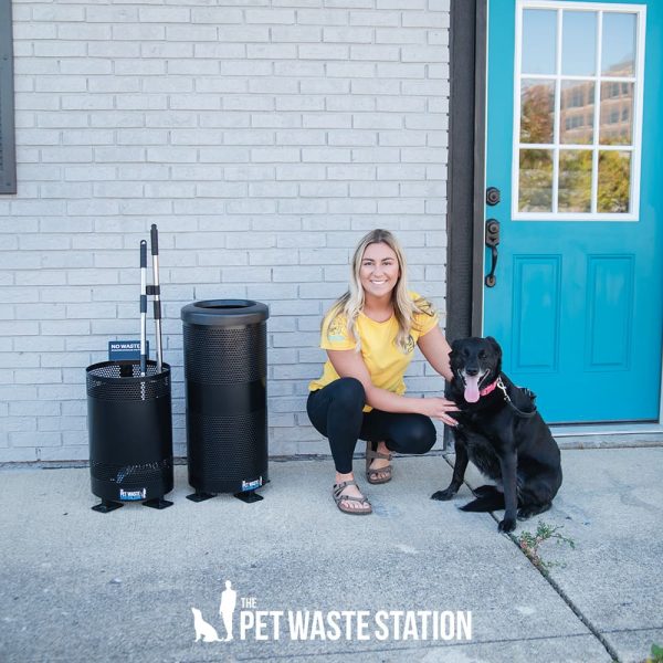 ParkWasteCaddySet Rangeline6 - The Pet Waste Station ParkWasteCaddySet Rangeline6