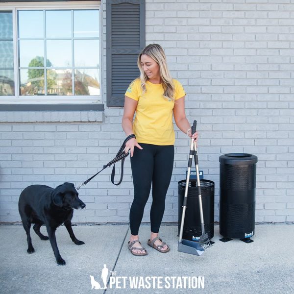 ParkWasteCaddySet Rangeline7 - The Pet Waste Station ParkWasteCaddySet Rangeline7