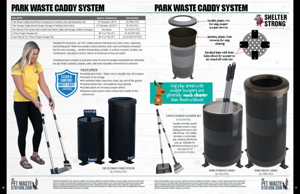 2026 GymsForDogs Spec ParkWasteCaddySystem - The Pet Waste Station 2026 GymsForDogs Spec ParkWasteCaddySystem