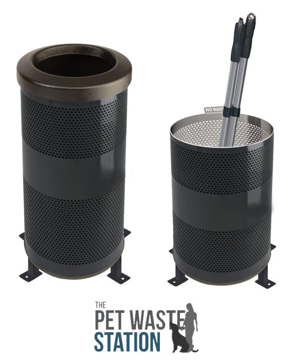 Park Waste Caddy set v2 - The Pet Waste Station Park Waste Caddy set v2